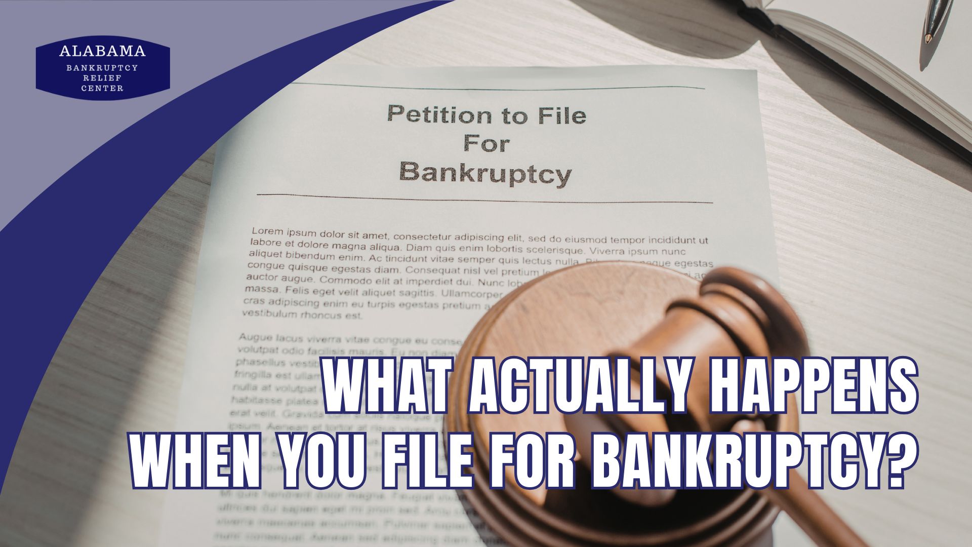 What Actually Happens When You File for Bankruptcy in Alabama?