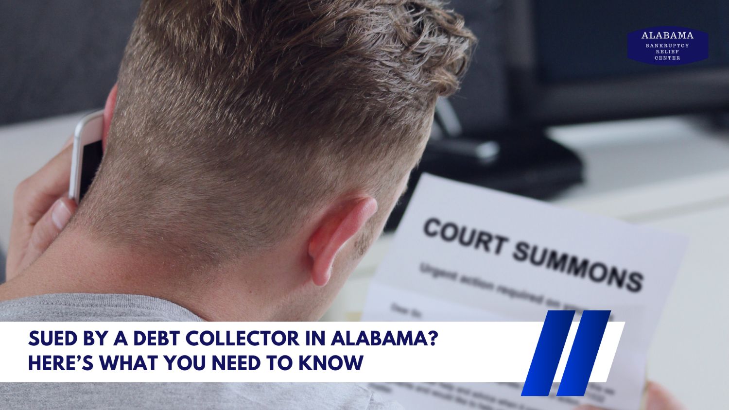 What If a Debt Collector Sues You in Alabama?